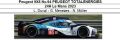 ◎予約品◎1/18　　Peugeot 9X8 No.94 PEUGEOT TOTALENERGIES 24H Le Mans 2023　L. Duval - G. Menezes - N. M?ller