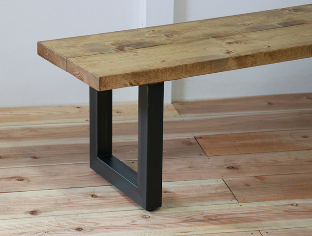 50四角タイプ DIYベンチ用脚 アイアンベンチ ダイニングベンチ