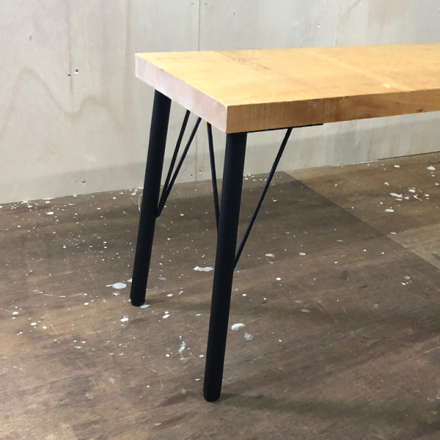 アイアンベンチ製作用 DIY 足パーツ金物金具 2本組1セットアイアンベンチ　ダイニングベンチ