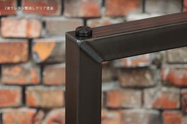 鉄脚】#50 H680mm【四角タイプ】2本組ダイニングテーブル脚 DIY用