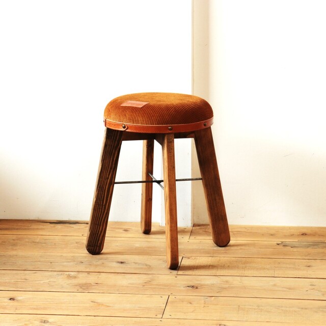 まぁるいハイスツール【コーデュロイ】