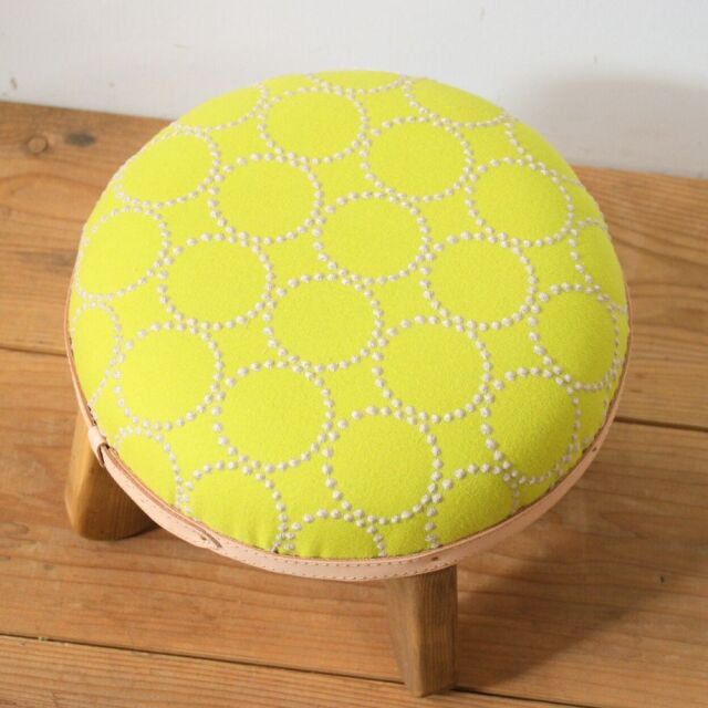 まぁるいキッズスツール【ミナペルホネン タンバリン】