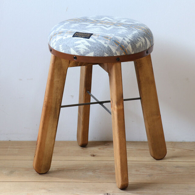 新春限定値下‼️】wood&faulk×ペンドルトン キャンプスツール 【新春