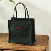 【ブラック/ベージュ】帆布×レザー ミニトートバッグ ハンドバッグ レディースミニトート 無地 キャンバス 持ち手革 自立 おしゃれ