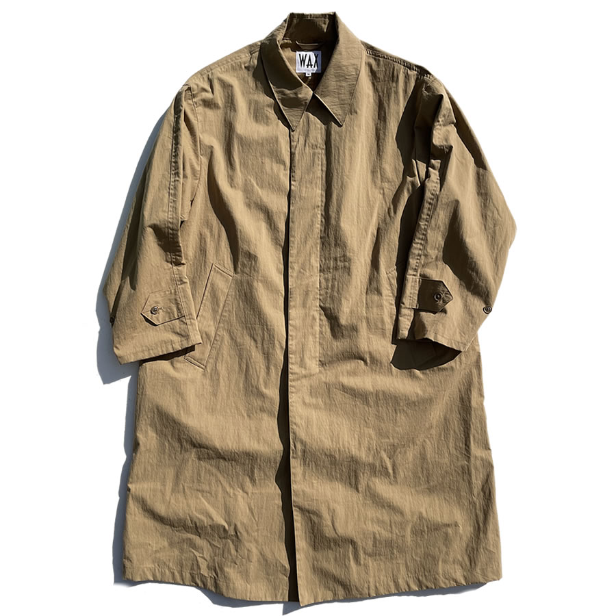 THM,THEHARDMAN,ザハードマン,WAX,ワックス,ステンカラーコート,バルマカンコート