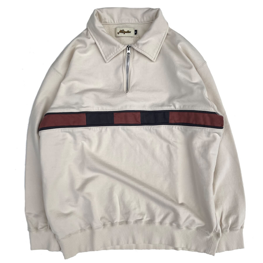 NASNGWAM,ナスングワム,トレーナー,ハーフジップスウェット,C0517901