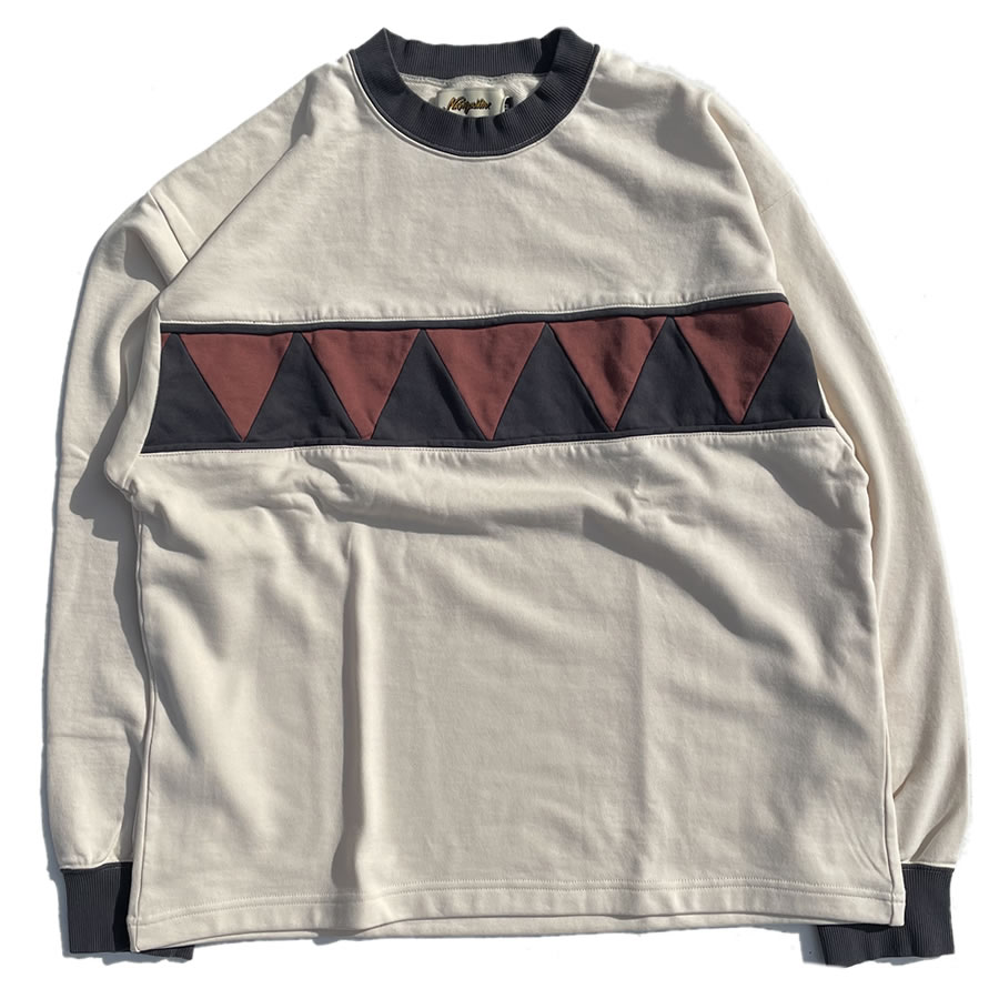 NASNGWAM,ナスングワム,トレーナー,スウェットクルーネック,C0518902,ナチュラルホワイト,日本製