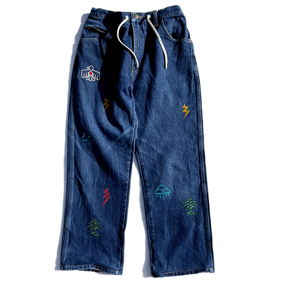 NASNGWAM,ナスングワム,ブルーデニムイージーパンツ,SHALAKOEASYPANTS,RP0524307,日本製