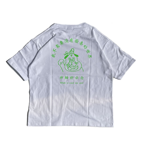 まんまる食堂,葱油拌面,半袖Tシャツ