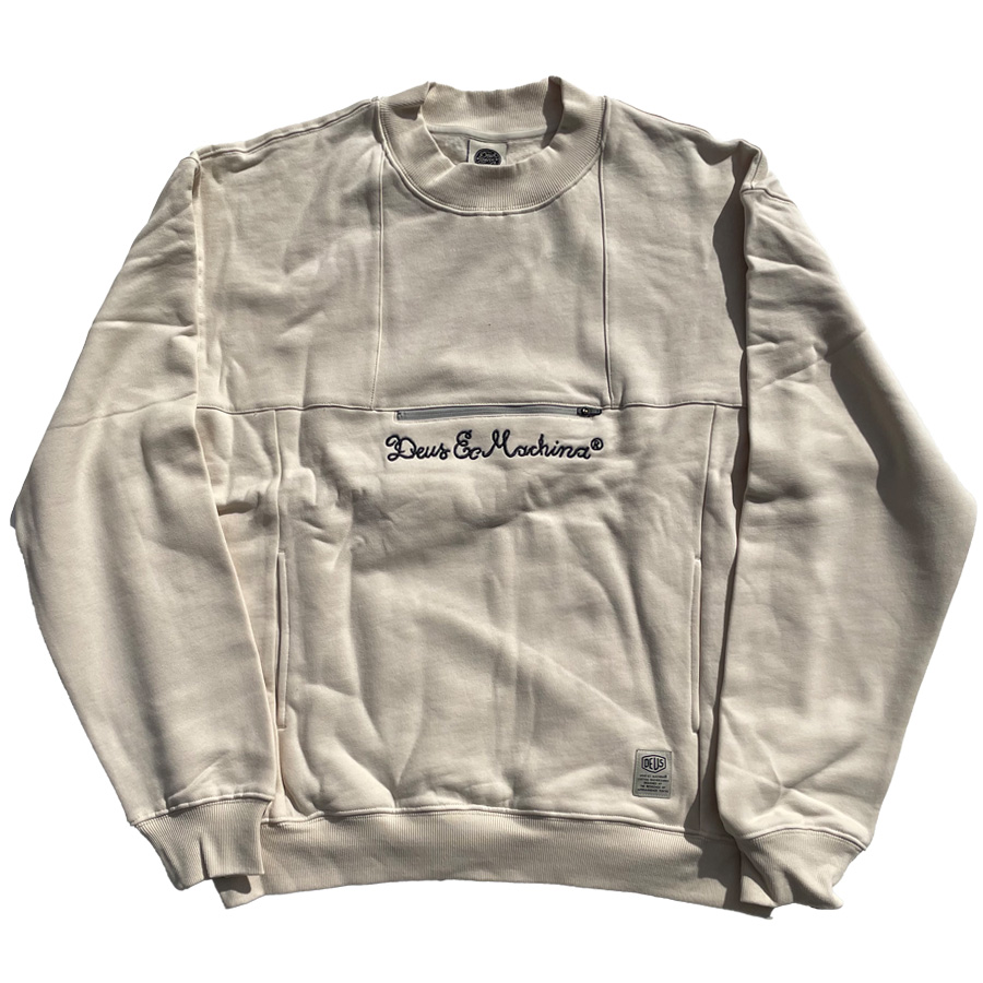 DEUSEXMACHINA,デウスエクスマキナ,スウェットモックネック,トレーナー,裏起毛