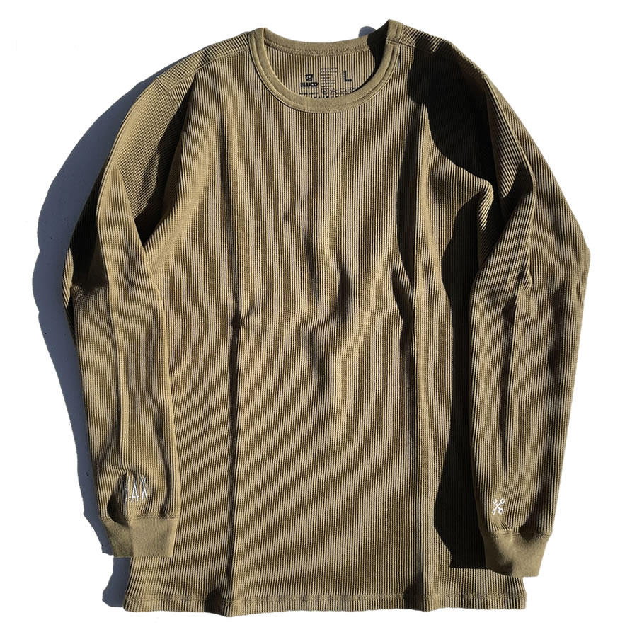 WAX,ワックス長袖Tシャツ,ロンT,TEE,BLUCO,ブルコ,サーマル,THM