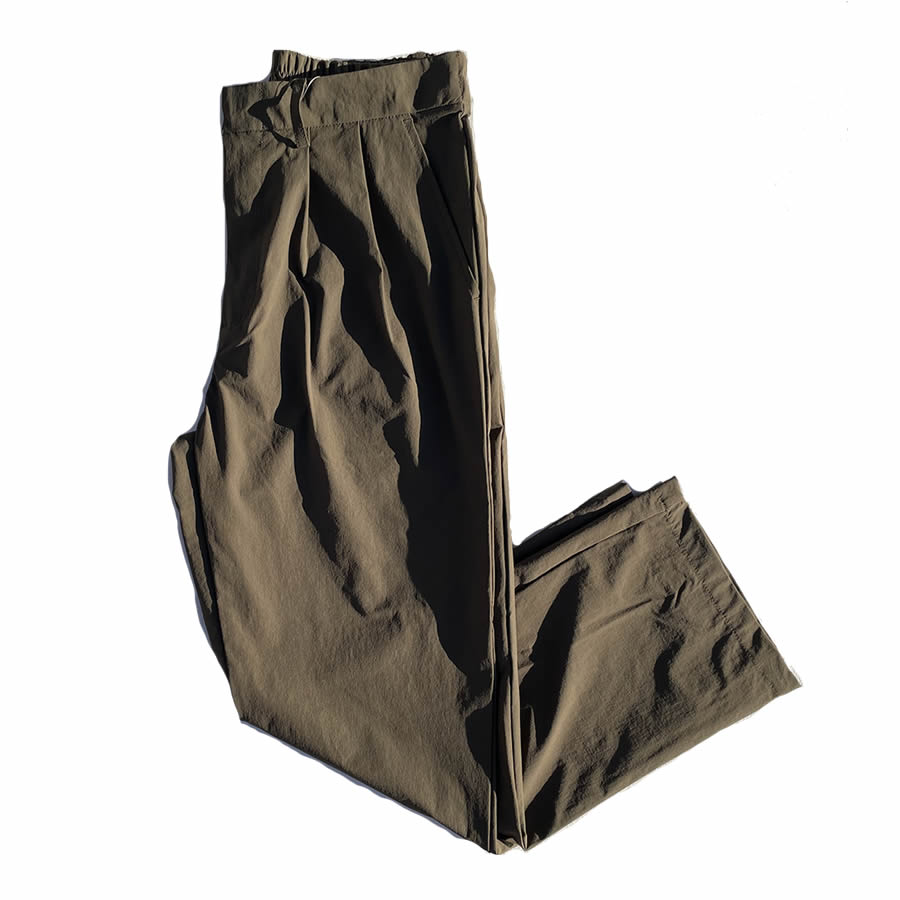 AXESQUIN,アクシーズクイン,テックスラックス,ストレッチパンツ,クロップドパンツ,ワイドパンツ