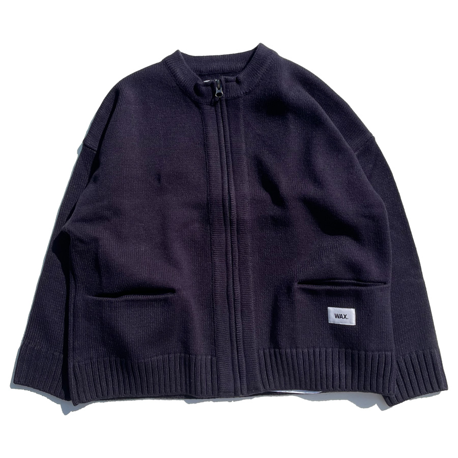 WAX,ワックス,THM,カーディガン,ジップ,新作,正規取り扱い,通販,店舗,大阪,亀
