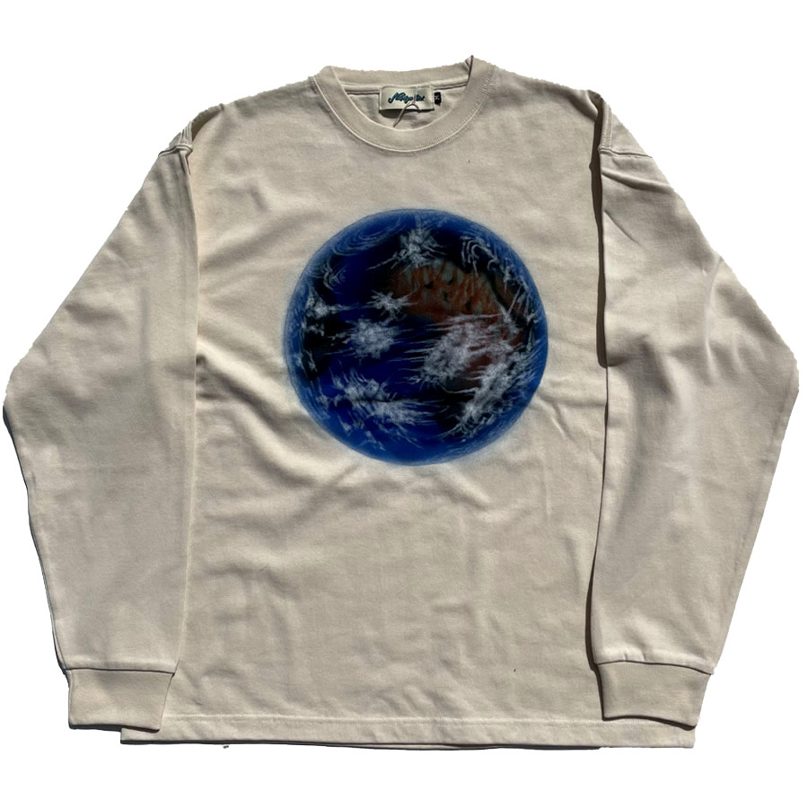 NASNGWAM,ナスングワム,長袖Tシャツ,日本製,ロンT,地球,EARTHLSTEE