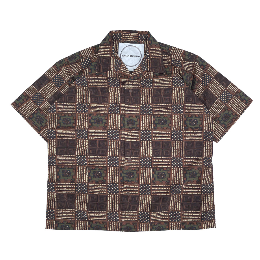 BURLAPOUTFITTER,バーラップアウトフィット,オープンカラーシャツ,アロハシャツ,柄シャツ