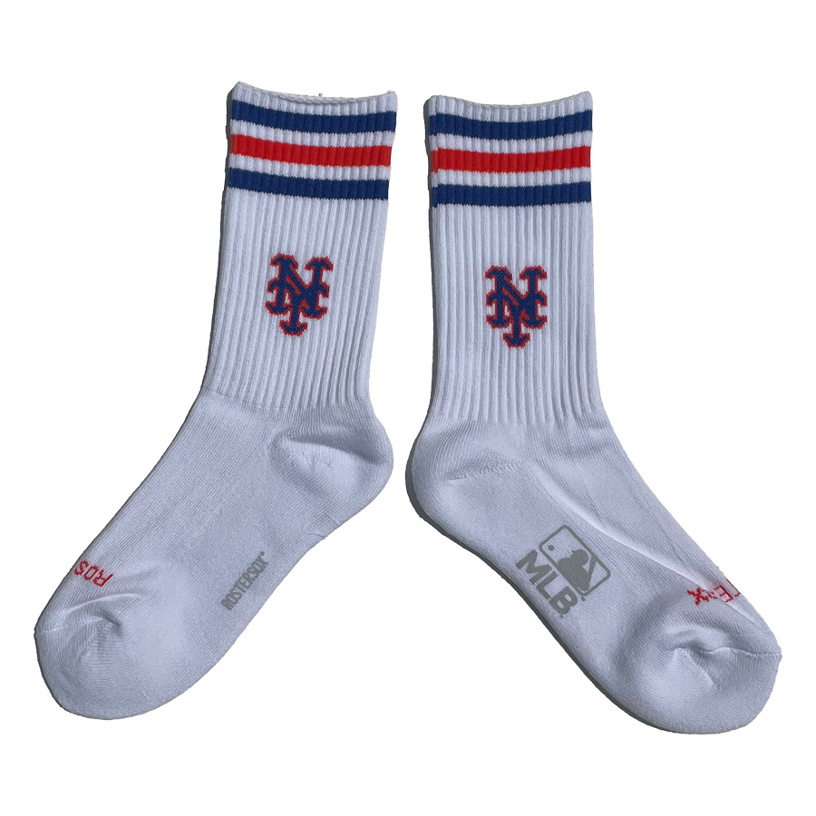 ROSTERSOX,ロスターソックス,靴下,ソックス,クルーソックス,MLB,メジャーリーグ,NYM,メッツ