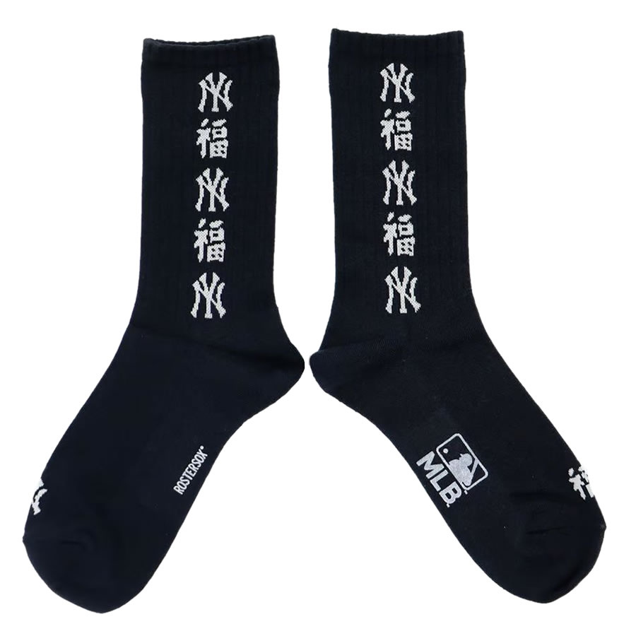ROSTERSOX,ロスターソックス,靴下,ソックス,クルーソックス,MLB,メジャーリーグ,NY,ヤンキース