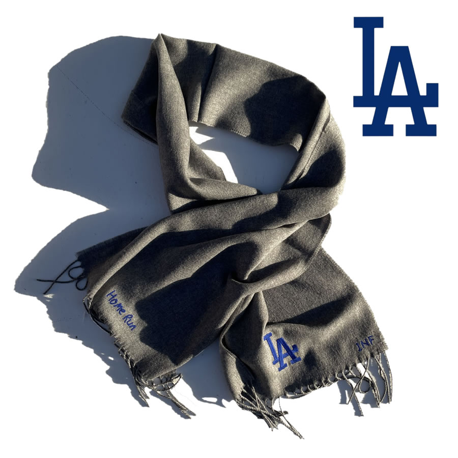 INFIELDERDESIGN,マフラー,MLB,メジャーリーグ,日本製,LADODGERS,ロサンゼルスドジャース
