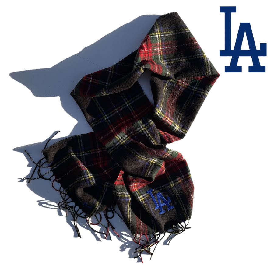 INFIELDERDESIGN,マフラー,MLB,メジャーリーグ,日本製,LADODGERS,ロサンゼルスドジャース