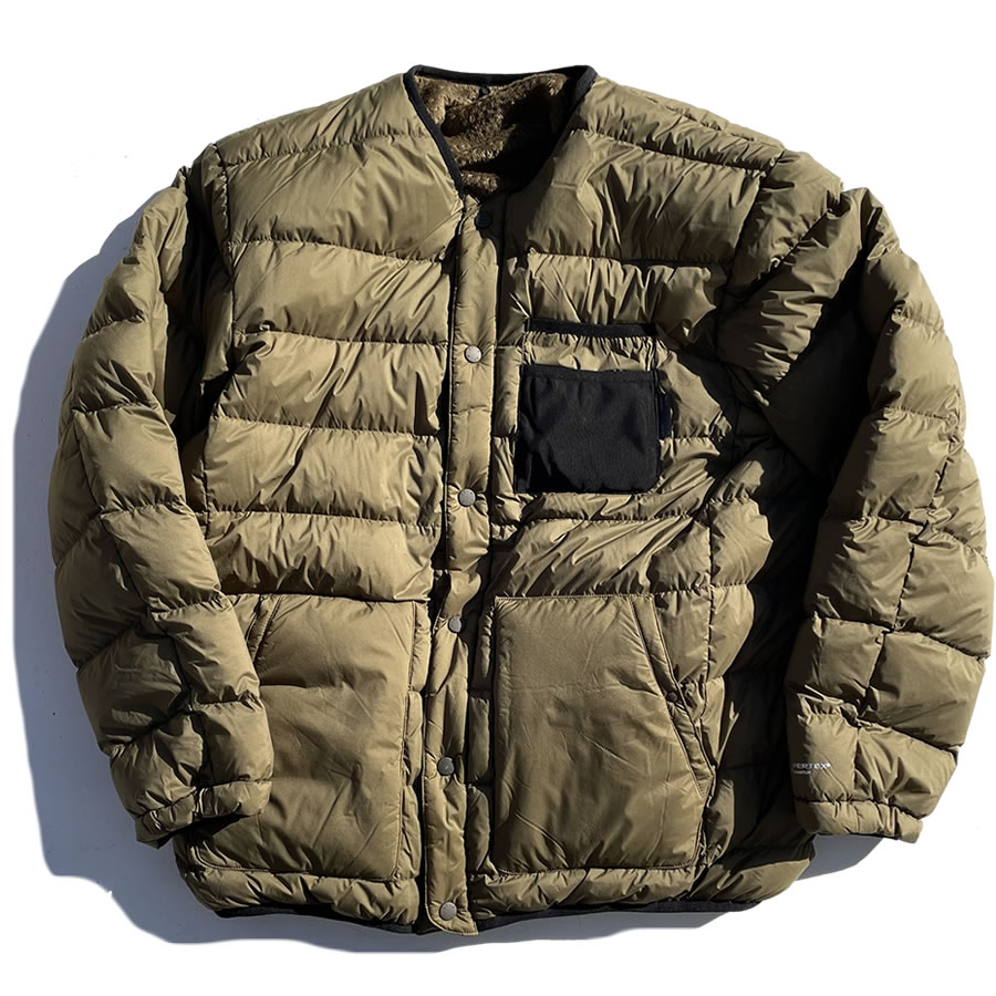 大阪,ALLIEDFEATHERDOWN,アライドフェザーアンドダウン, ダウンカーディガン,ジャケット,リバーシブル