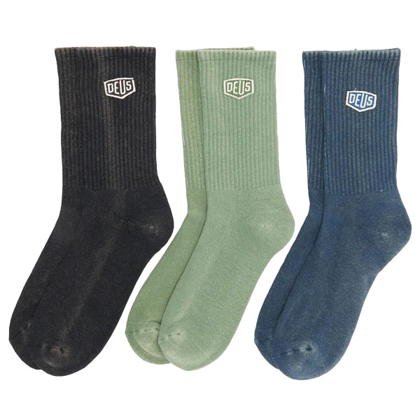 DEUS,デウス,デウスエクスマキナ,靴下,ソックス,スポーツソックス,メンズ,サーフィン,モーターサイクル