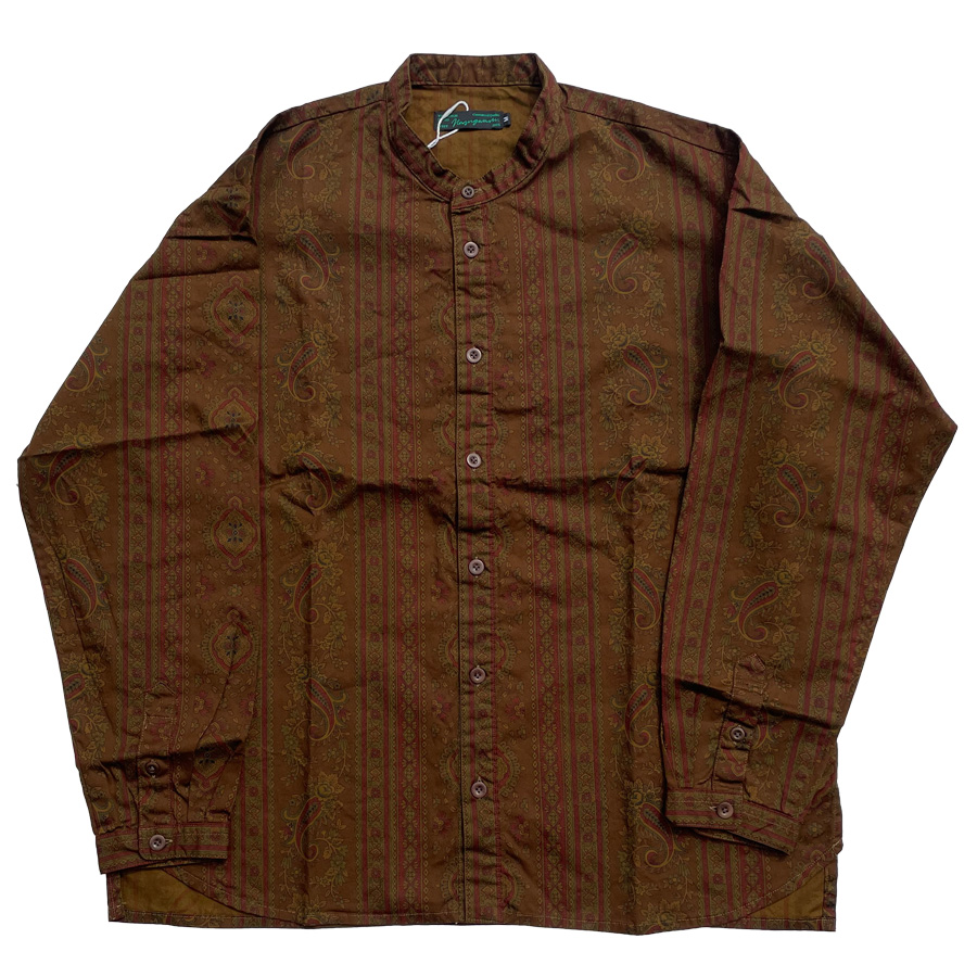 NASNGWAM,ナスングワム,ペイズリー,シャツジャケット,オープンカラーシャツ