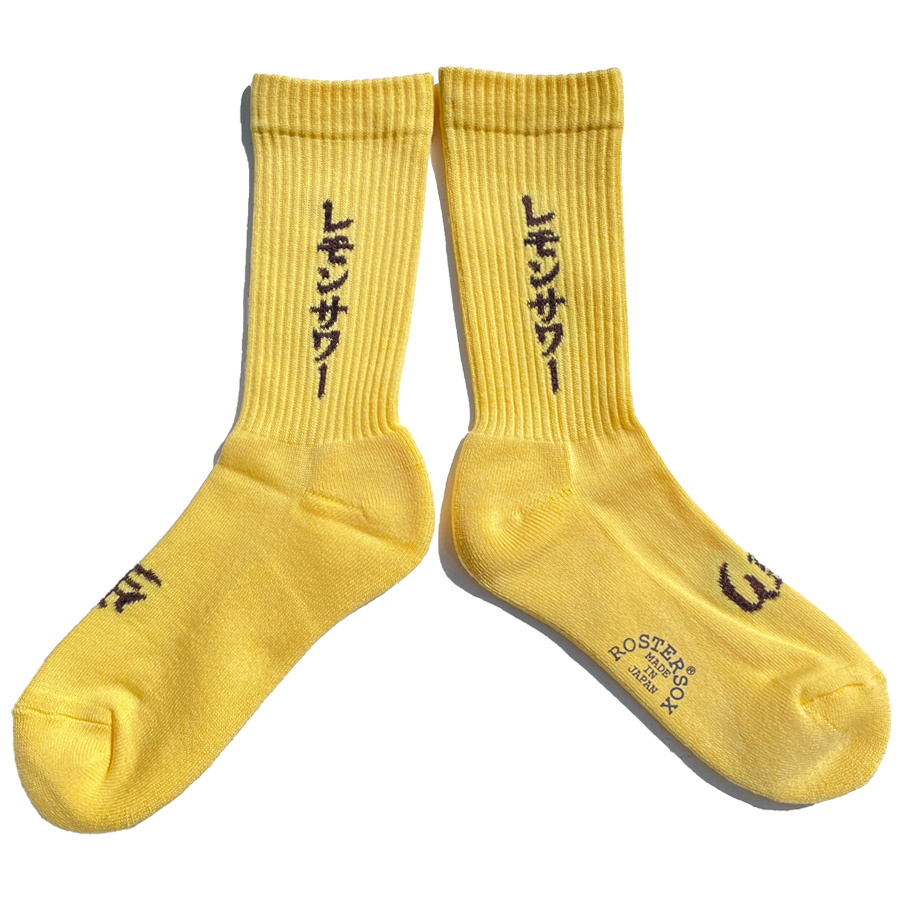 ROSTERSOX,ロスターソックス,靴下,ソックス,クルーソックス,お酒,レモンサワー,LEMON
