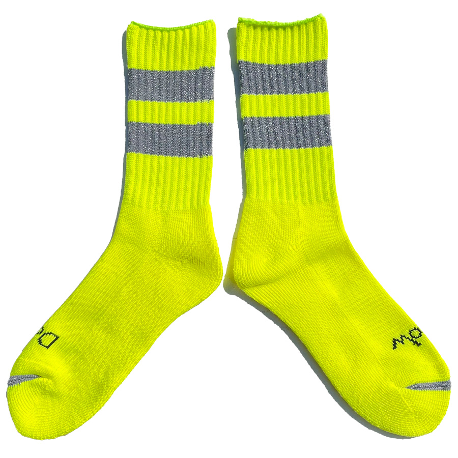 ROSTERSOX,ロスターソックス,靴下,ソックス,クルーソックス,ラインソックス,蛍光