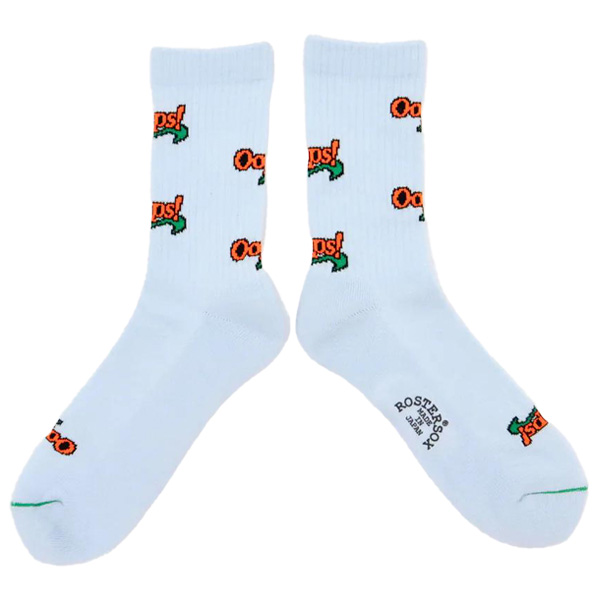 ROSTERSOX,ロスターソックス,靴下,ソックス,クルーソックス,OOPS