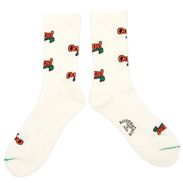ROSTERSOX,ロスターソックス,靴下,ソックス,クルーソックス,OOPS