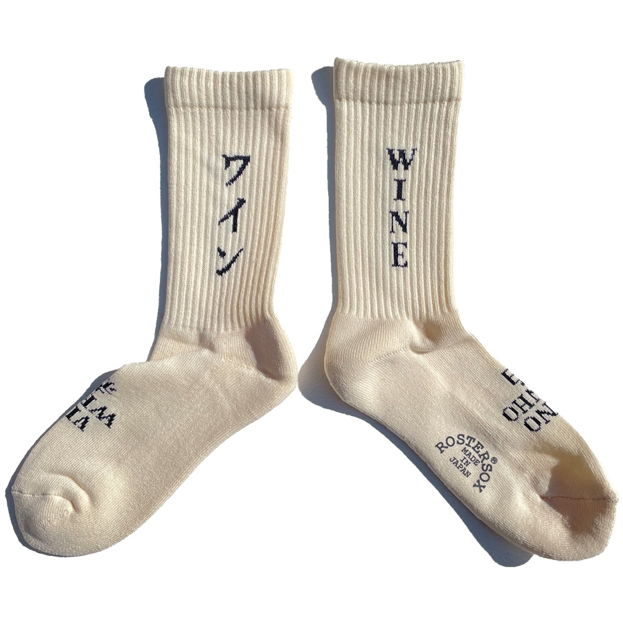 ROSTERSOX,ロスターソックス,靴下,ソックス,クルーソックス,WINESOCKS
