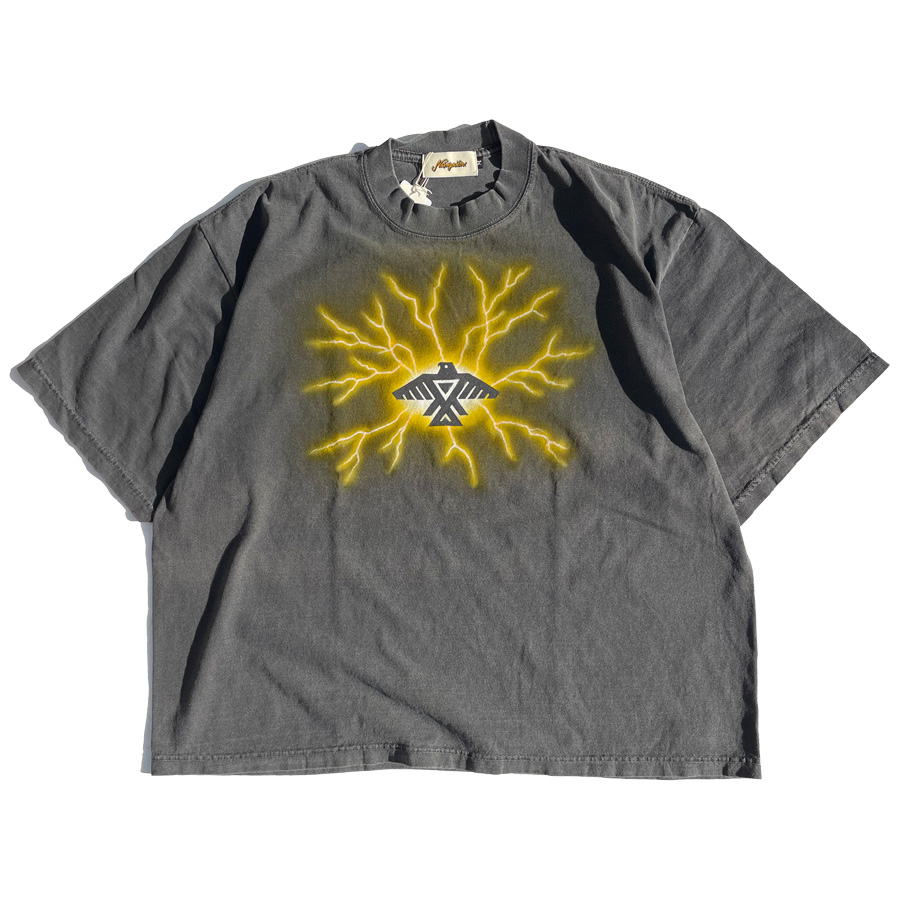 NASNGWAM,ナスングワム,半袖Tシャツ,日本製,サンダー,雷,ヴィンテージ