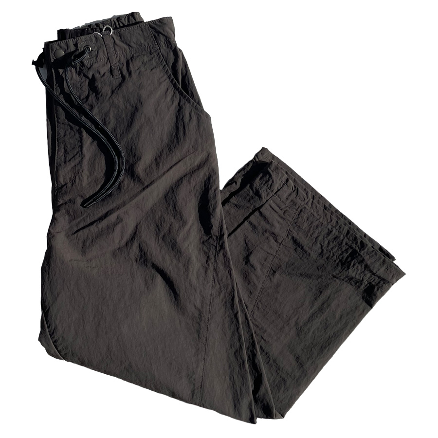 NASNGWAM,ナスングワム,ナイロンパンツ,イージーパンツ,ドローコード,アウトドア