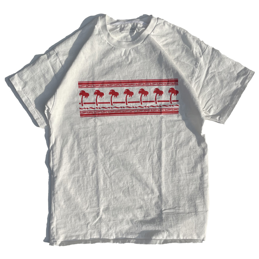 SLOPPY,スラッピー,Tシャツ,アメリカ製,MADEINUSA,メンズ,アメカジ,ヤシの木,海,アウトドア