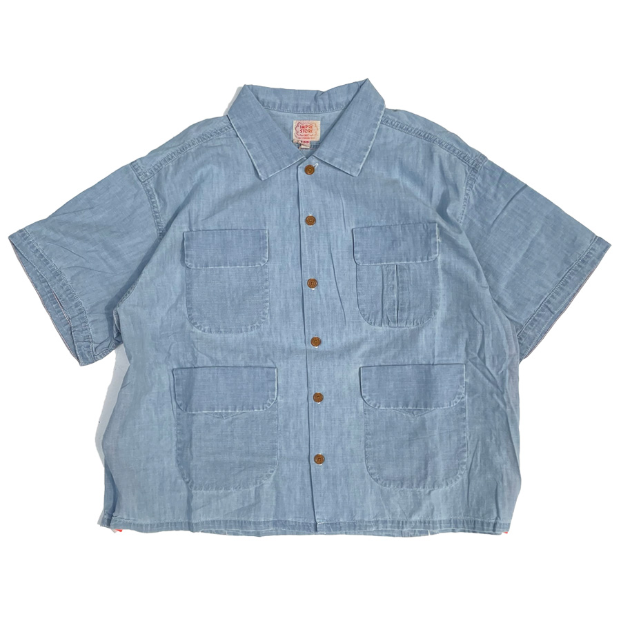IMPRESTORE,インプレストア,デニムシャツ,半袖,DENIM