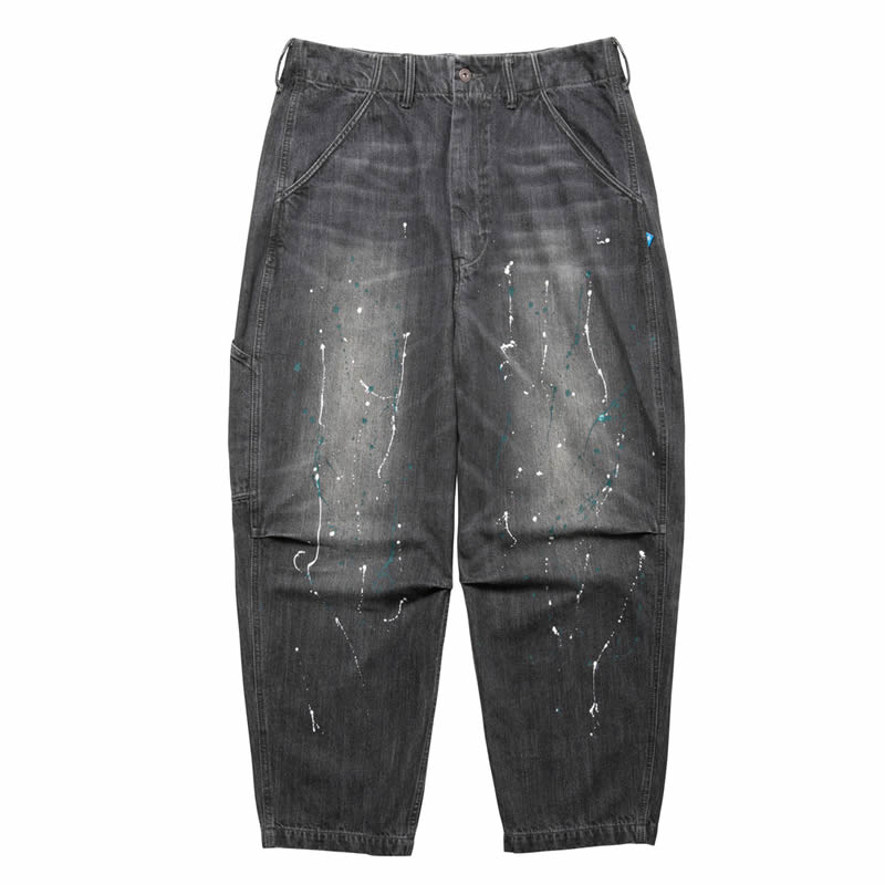 LIBERAIDERS,リベレイダース,デニムサルエルパンツ,ジーンズ,ペイント,メンズ,アメカジ,新作