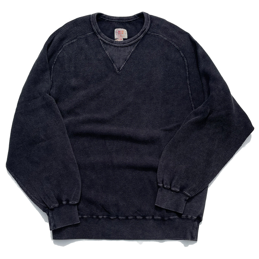 IMPRESTORE,インプレストア,スウェット,クルーネック,トレーナー,サーマル,ワッフル,ヴィンテージ