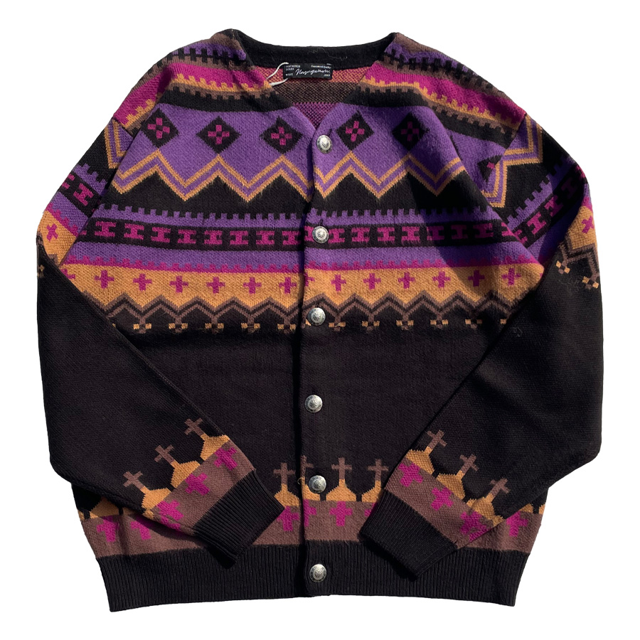 NASNGWAM,ナスングワム,長袖ニット,ニット,セーター,カーディガン,ノルディック,ネイティブ