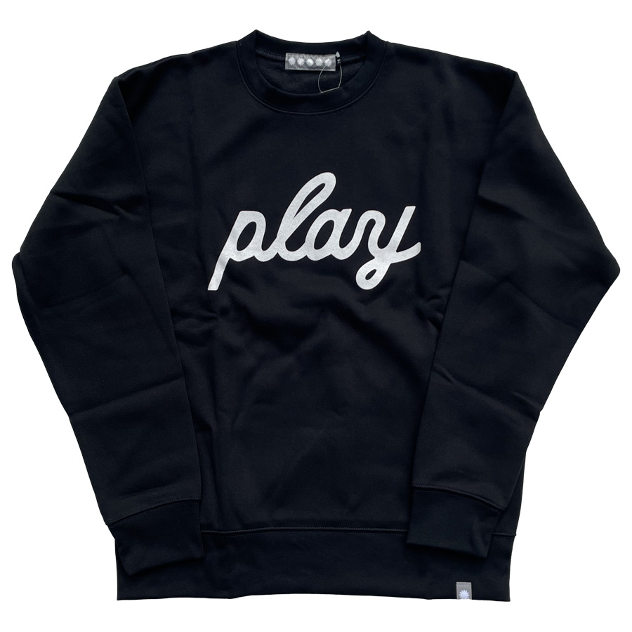 PLAYDESIGN,プレイデザイン,P01,プレイ,PLAY,スウェット,クルーネック,パーカー,トレーナー,裏起毛,スケート,スノボー