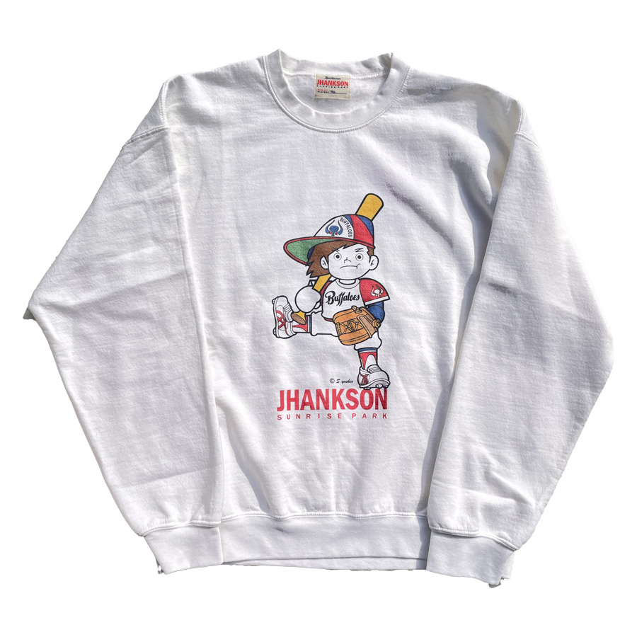 JHANKSON,ジャンクソン,スウェットクルーネック,トレーナー,BUFFAKUN,バッファ君,近鉄バファローズ