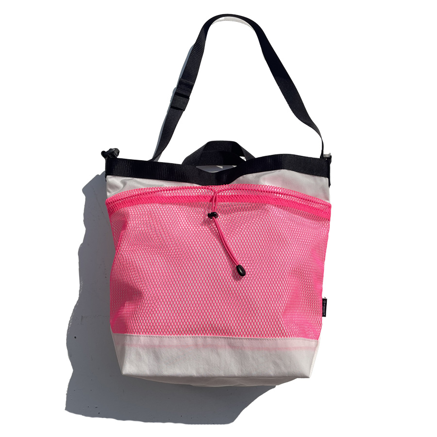 AXESQUIN,アクシーズクイン,2WAY,トートバッグ,トート,ナイロン,メッシュ