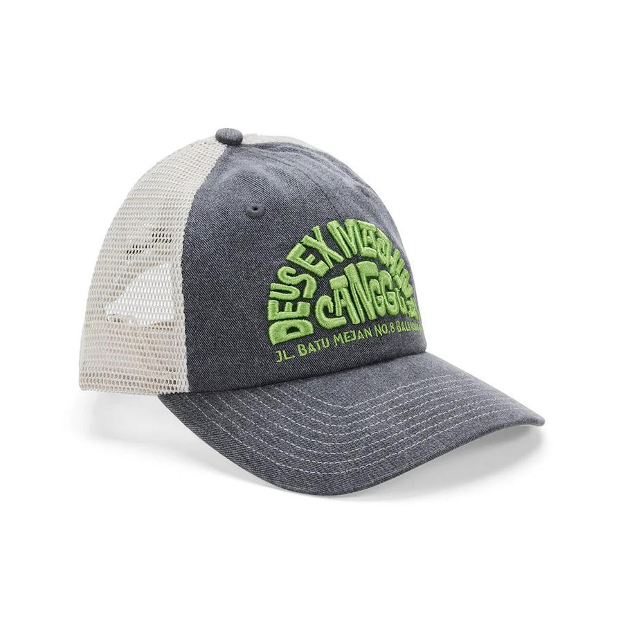 DEUS,デウス,トラッカー,メッシュキャップ,黒,サファリ掲載,メンズ,レディース,大人気,通販,大阪