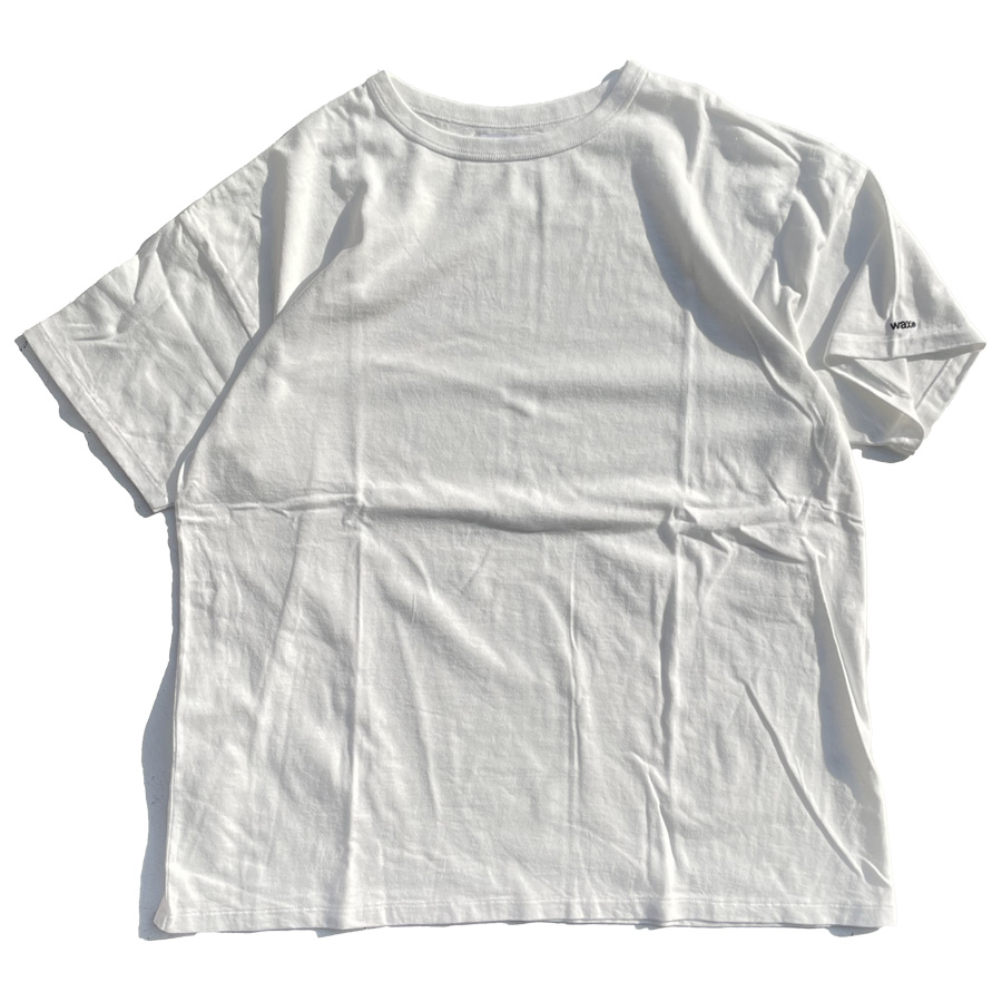 WAX,ワックス,THM,半袖Tシャツ,ロゴ,シンプル,無地