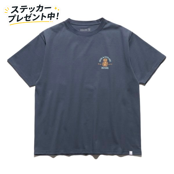 ROARK,ロアーク,Tシャツ,半袖,ドライ,RTJF1221,大阪,取扱,店舗