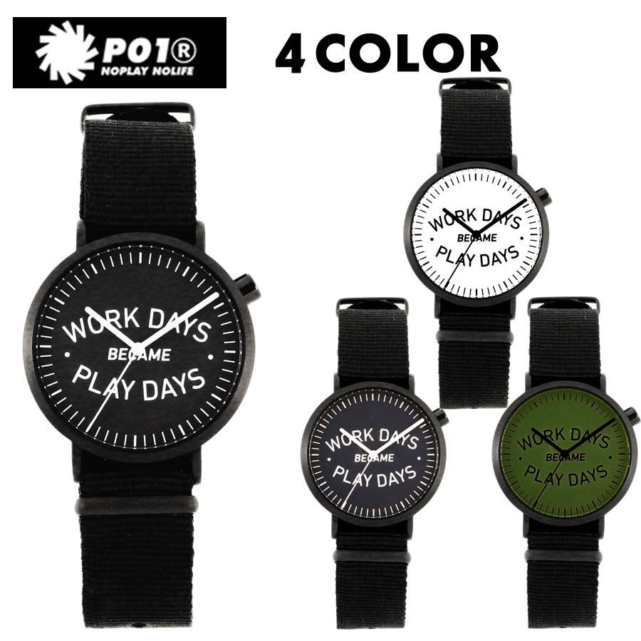 PLAYDESIGNプレイデザイン/P01TIME/SUPERANALOGスーパーアナログ/6カラー展開【リストウォッチ・腕時計】