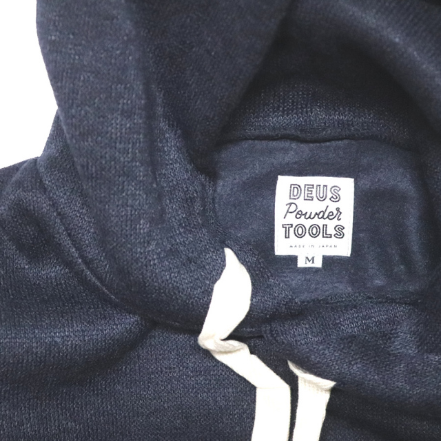 DEUS,SAFARI掲載,サファリ掲載デウス,裏起毛ニットプルオーバー,パーカー,メンズ,大阪取扱,正規取扱,国内正規店