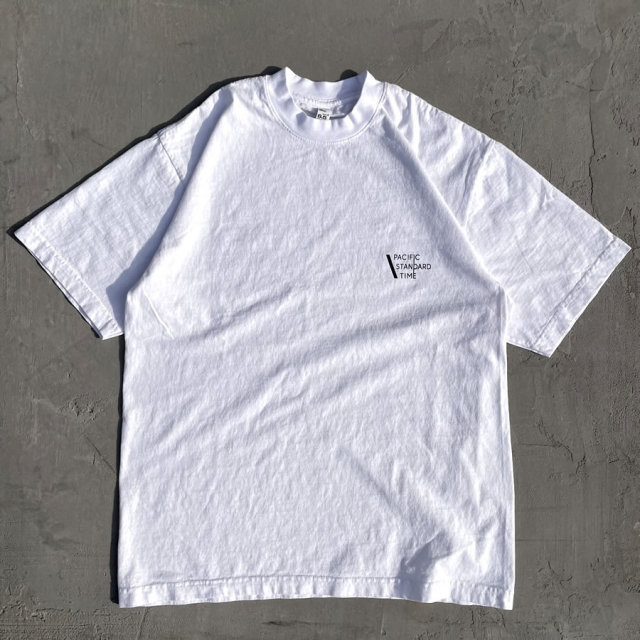 PACIFIC STANDARD TIME / LOGO SS 2PACK TEE - WHITE & BLACK 2枚組 