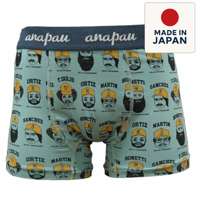 Anapau アナパウ ボクサーパンツ 下着 アンダーウェア P 07 ベースボール Mint メンズ