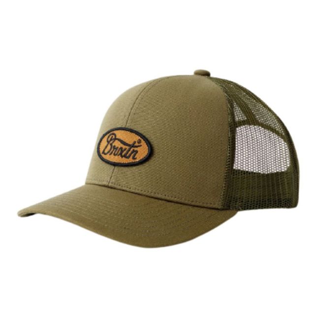 Brixton ブリクストン スナップバック メッシュキャップ 帽子 Parsons X Mp Mesh Cap Olive Olive メンズ