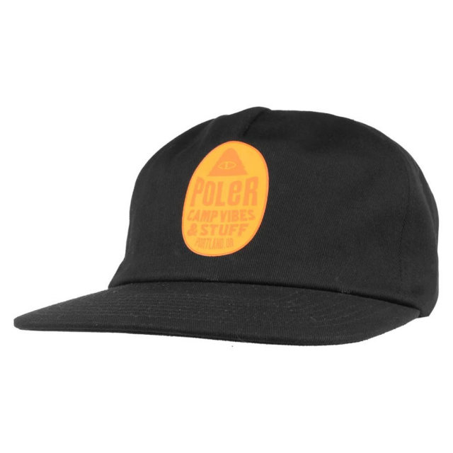 新品★ADRESS×Poler★コラボキャップ★黒 POLeR キャップ 帽子 POLeR/ポーラー 2WAY DRAW+SUNGUARD CAP